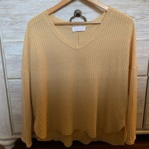 Yellow sweater